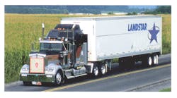 Yet the motor carrier noted there&apos;s been a &ldquo;surprisingly positive sentiment&rdquo; from many of its BCOs about ELDs since the carrier instituted a training program back in 2013. (Photo: Landstar)