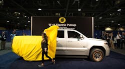 Workhorse Group&apos;s W-15 electric pickup truck being unveiled at ACT Expo.