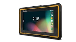 The Getac ZX70 is a fully rugged Android tablet designed for one-handed use in challenging field environments.