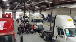 Fontaine Modification Fleet Services has opened a new truck modification center in Laredo, TX, adjacent to the TruckMovers consolidation and dispatching operation.