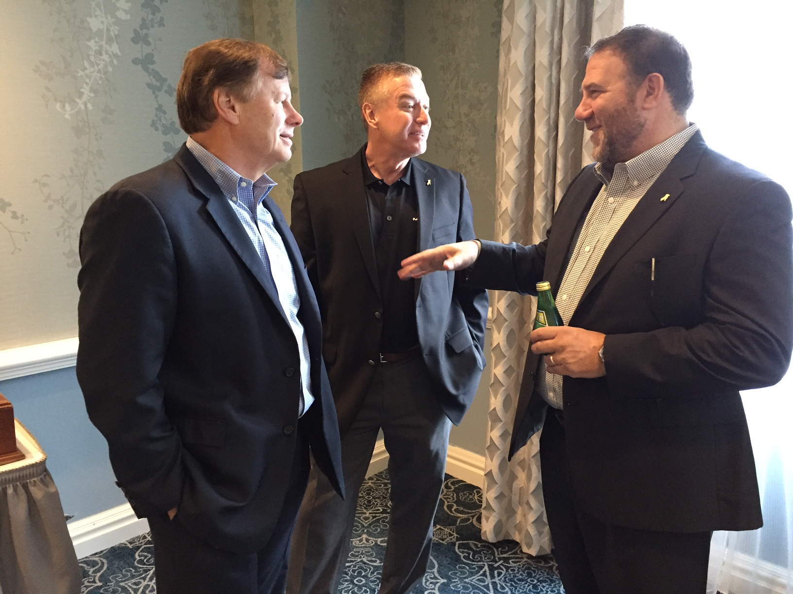 Left to right Dennis Slagle John Walsh and Jonathan Randall Photo Sean KilcarrFleet Owner