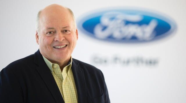 Jim Hackett, 62, has served as executive chairman of Ford Smart Mobility LLC since March 2016. (Photo: Ford)
