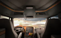 FMCSA aims to study the ldquosafety performance and fatigue levelsrdquo when splitting time in the sleeper berth Photo Navistar