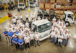 Isuzu NSeries gas trucks are powered by a Vortec 60liter smallblock V8 engine that produces 297 hp at 4300 rpm and generates 372 lbsft of torque at 4000 rpm Photo Isuzu Isuzu NSeries gas trucks are powered by a Vortec 60liter smallblock V8 engine that produces 297 hp at 4300 rpm and generates 372 lbsft of torque at 4000 rpm Photo Isuzu