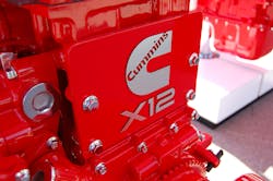 Cummins expects to offer an electric powertrain in two years Photo Sean KilcarrFleet Owner Cummins expects to offer an electric powertrain in two years Photo Sean KilcarrFleet Owner