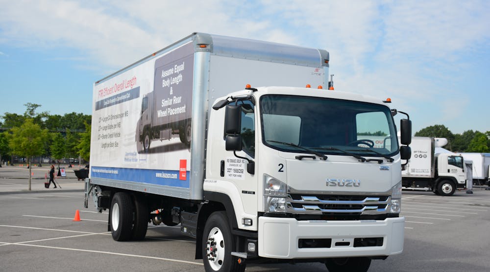 &ldquo;Our vehicle has outstanding fuel economy &hellip; and that drives down the cost of ownership.&rdquo;&mdash;Shaun Skinner, president of Isuzu Commercial Truck of America and Canada. (Photo: Michael Catarevas/Fleet Owner)