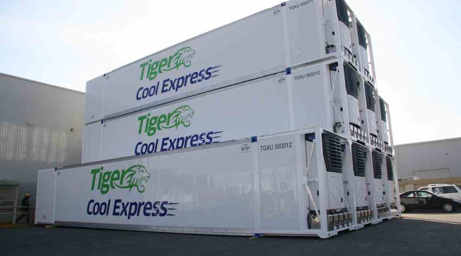 A modal shift may be ahead for fresh produce shipments due to the ELD mandate. (Photo: Tiger Cool Express)