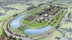 SunTrax, which will be located off of I-4 in Auburndale, is a 400-acre site that will include a 2.25-mile long oval track, which will provide high-speed testing and 200-acre infield to test tolling and automated and connected vehicles technology. (Photo: Florida&rsquo;s Turnpike Enterprise)