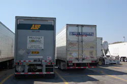 Replacement demand for dry van trailers is continuing said FTR while flatbed demand has begun to take off Photo Sean KilcarrFleet Owner
