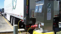 As part of Duke Energys electrification project trucks at the Merchants Distributors LLC distribution center in Hickory NC will be able to plug their refrigeration units into three dozen power outlets installed by Shorepower Technologies