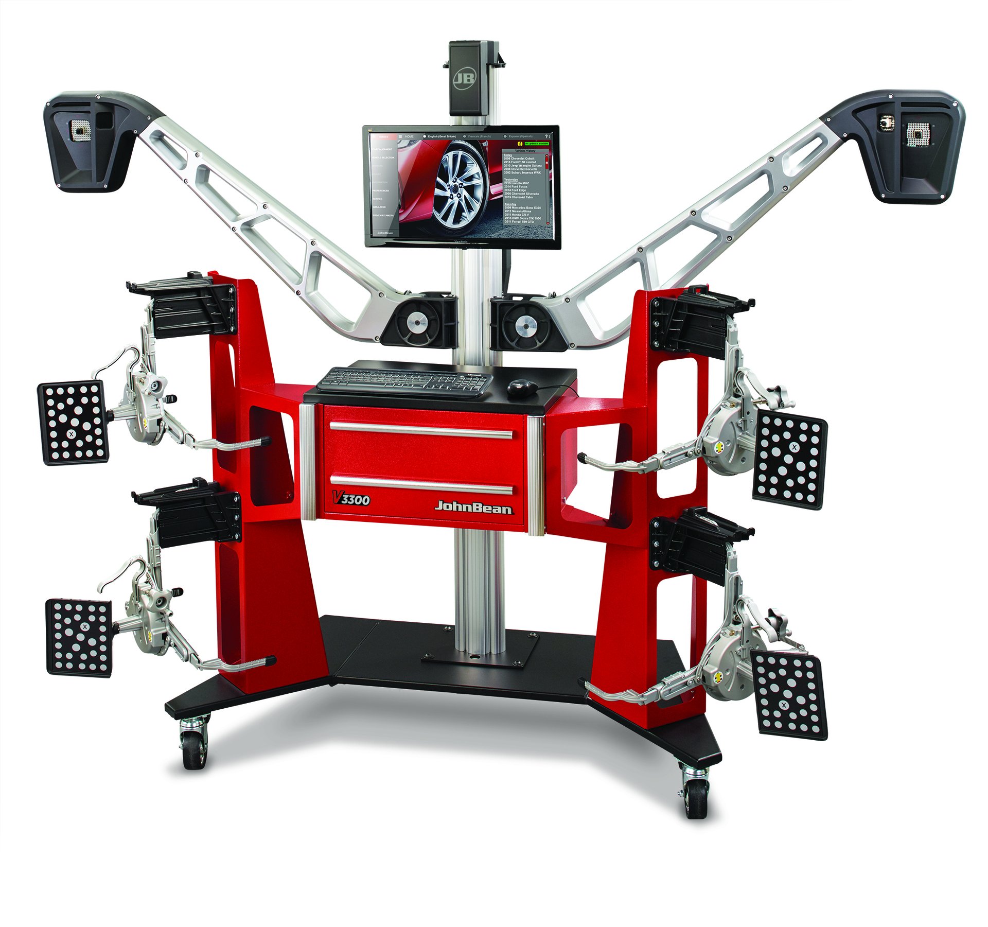 John Bean released its VSeries of wheel alignment systems