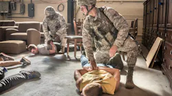 US Air Force personnel conduct attempted robbery kidnappinghostage taking and hijacking scenario training exercises USAF Photo Donna L Burnett