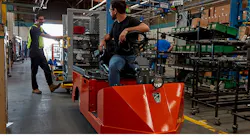 Refrigeratedtransporter 3823 Taylor Dunn Material Handling Tug System