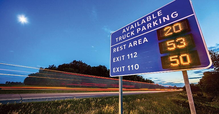 Refrigeratedtransporter 3839 Atri Truck Parking Survey Photo By Us Dot