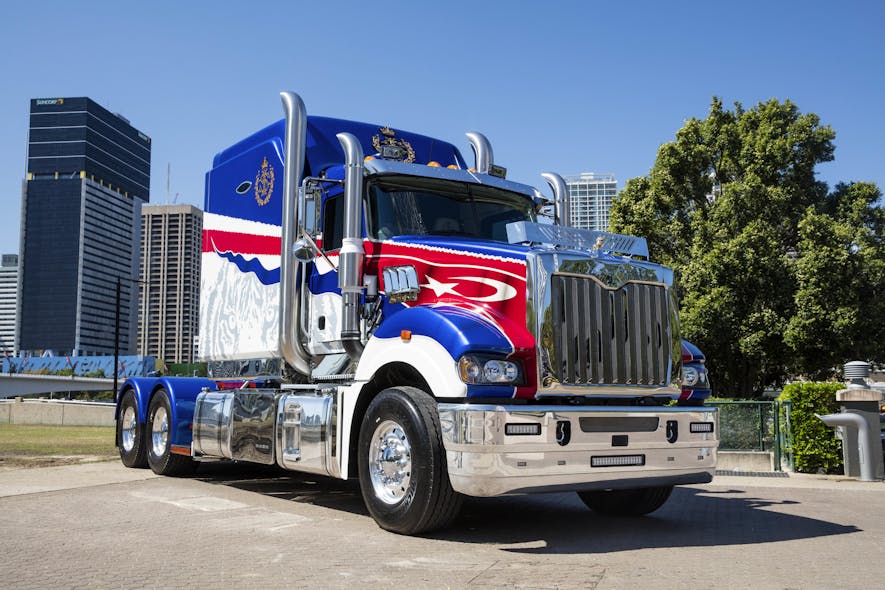The Mack Super-Liner model is painted in the red, white and blue colors of Johor and includes the Royal emblem. While Mack Trucks Australia will not say how much the model cost, new outlets have pegged the price at approximately $1 million.