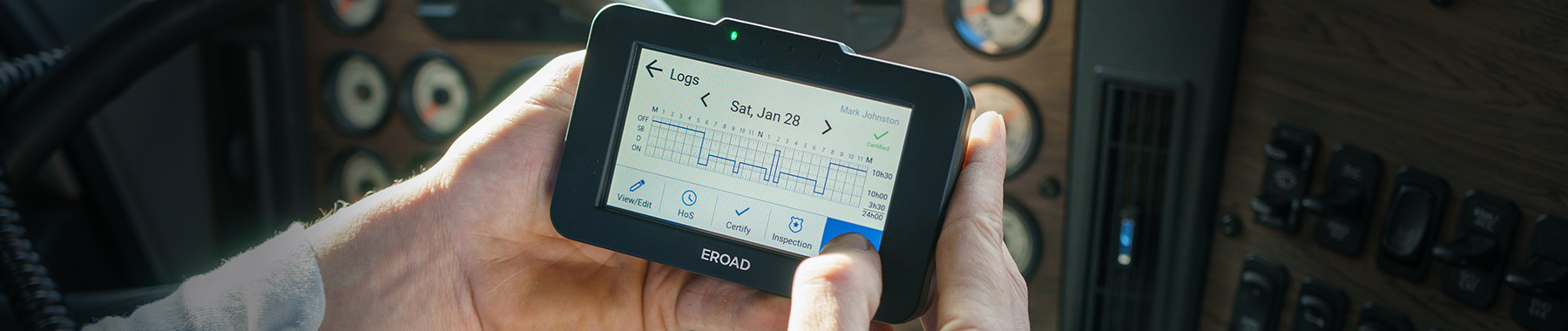 The ELD mandate is scheduled for implementation on Dec 18 Photo ERoad
