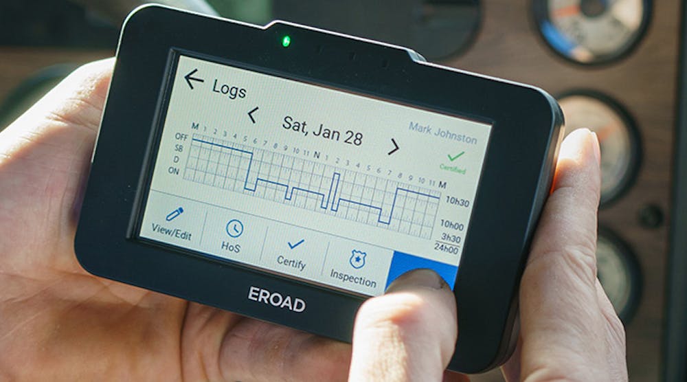 The ELD mandate is scheduled for implementation on Dec. 18. (Photo: ERoad)