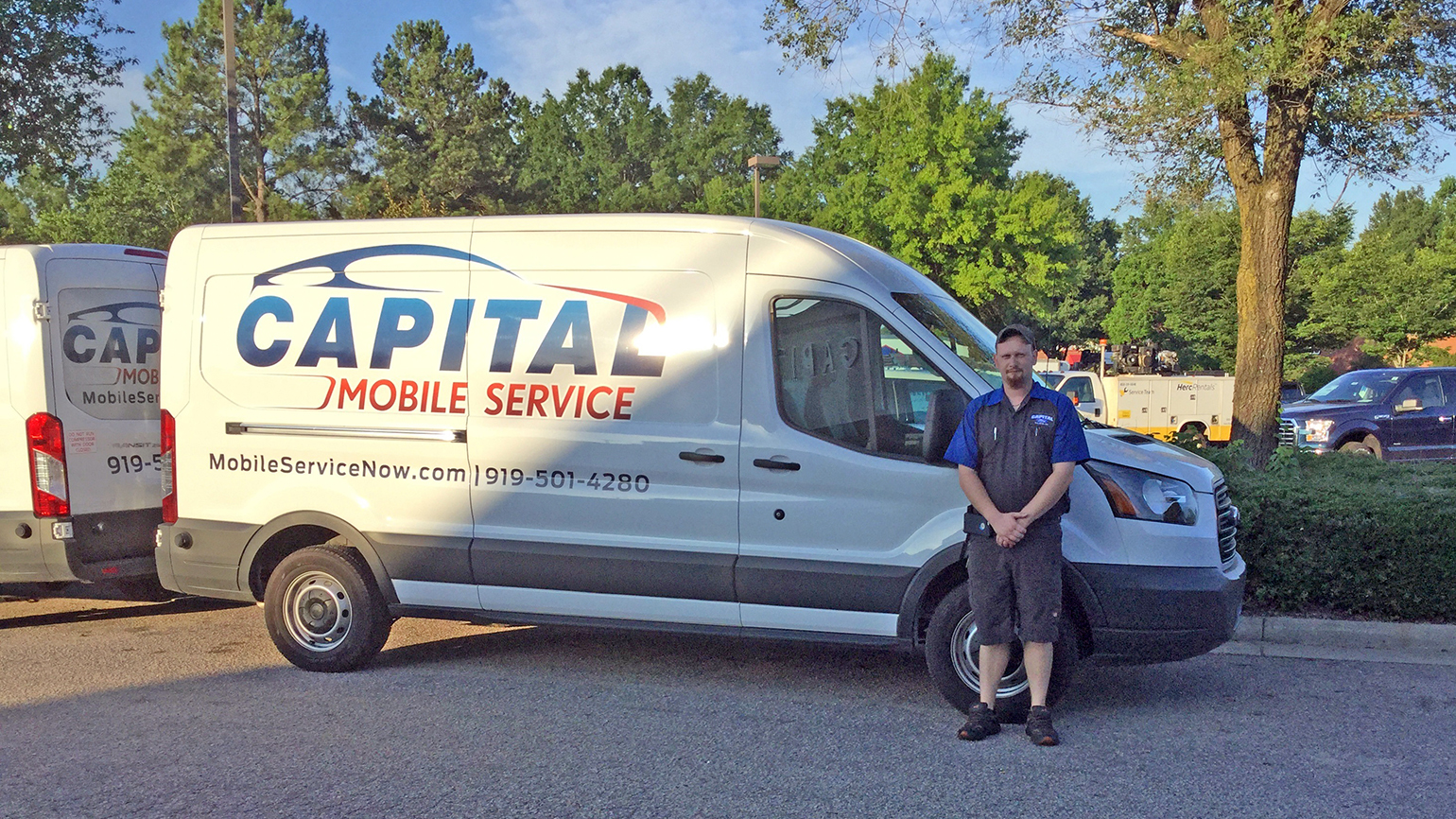 Capital Ford39s mobile fleet maintenance service was launched this year and is helping the dealer appeal to fleet and business customers with greater flexibility and improved uptime