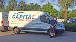 Capital Ford&apos;s mobile fleet maintenance service was launched this year and is helping the dealer appeal to fleet and business customers with greater flexibility and improved uptime.