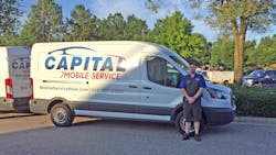 Capital Ford39s mobile fleet maintenance service was launched this year and is helping the dealer appeal to fleet and business customers with greater flexibility and improved uptime Capital Ford39s mobile fleet maintenance service was launched this year and is helping the dealer appeal to fleet and business customers with greater flexibility and improved uptime