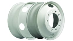 Accuride steel wheels are available in white black and gray Accuride steel wheels are available in white black and gray