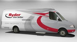 Ryder said it will be the sales and service provider for Chanje electric medium-duty vans and will offer rentals of some vehicles as well.