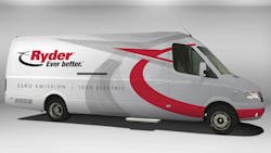 Ryder said it will be the sales and service provider for Chanje electric mediumduty vans and will offer rentals of some vehicles as well Ryder said it will be the sales and service provider for Chanje electric mediumduty vans and will offer rentals of some vehicles as well