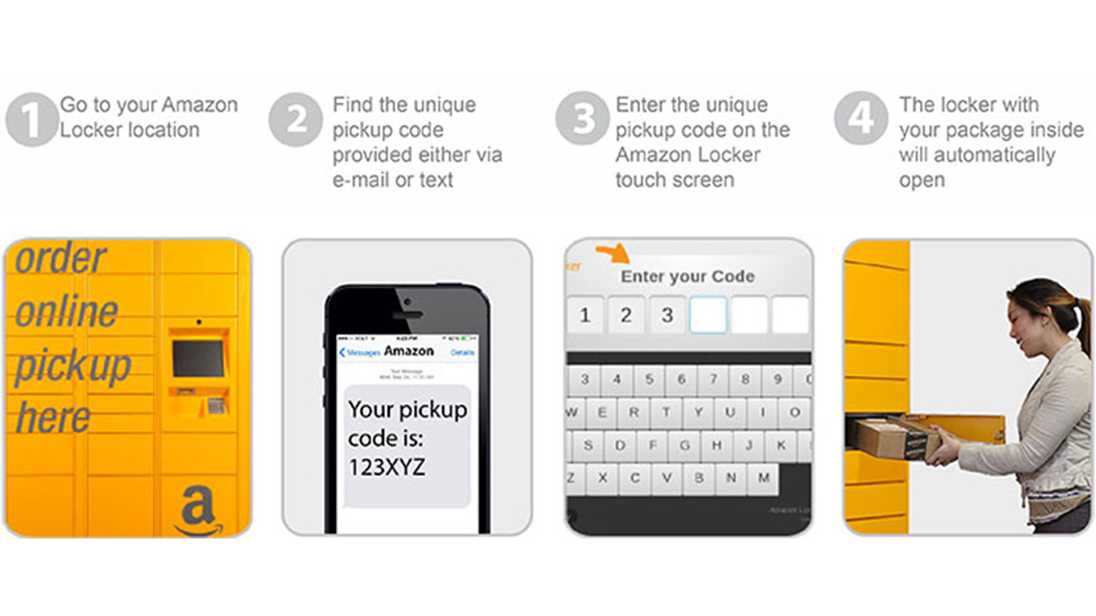 Expanding on Amazon39s locker pickup process for orders shown above the company39s new Instant Pickup available in five locations allows users to order from a set list of food beverage and personal care items technology accessories and Amazon devices using an app and pick them up quotin two minutes or lessquot Images Amazon