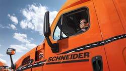More than half of Schneider39s tractor fleet now has automated transmissions the company said and both new and veteran drivers prefer them Photo Schneider More than half of Schneider39s tractor fleet now has automated transmissions the company said and both new and veteran drivers prefer them Photo Schneider