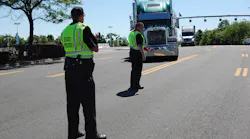 Beginning April 1 2018 inspectors will start placing commercial motor vehicle drivers out of service if their vehicle is not equipped with the required electronic logging device CVSA said Photo Sean KilcarrFleet Owner
