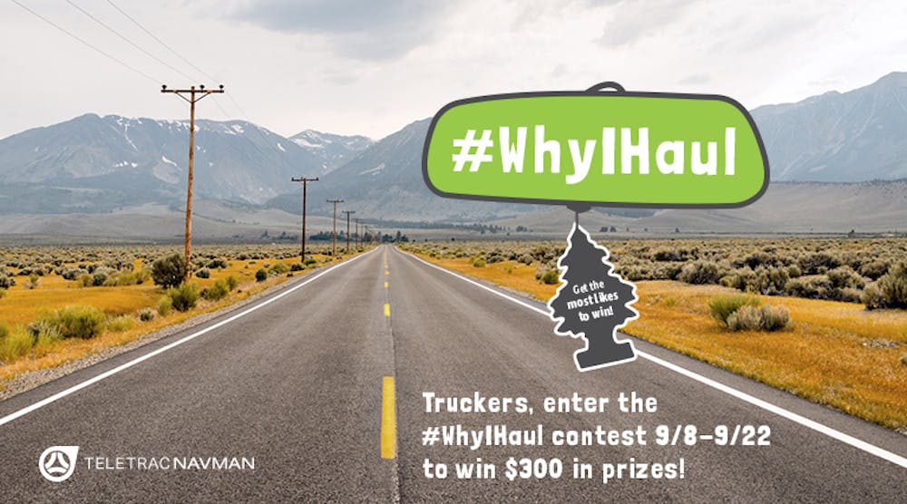 Truck drivers can post memories, thoughts, stories, photos and videos of their careers on the road to Facebook and/or Twitter using the hashtag #WhyIHaul.