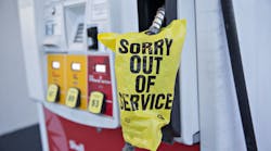 About 50 percent of the fueling stations in large cities like Miami, Fort Lauderdale, and Tampa were empty on Sept. 12. (File photo)