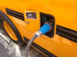 Allelectric zeroemission school bus from Creative Bus Sales Inc powered by allelectric powertrains from Motiv Power Systems Allelectric zeroemission school bus from Creative Bus Sales Inc powered by allelectric powertrains from Motiv Power Systems