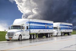 Navistarrsquos Troy Clarke told senators an autonomous vehicle could be with mixed vehicles while the driver sitting in his or her seat is managing the controls and monitoring several platooning trucks Photo Navistar Navistarrsquos Troy Clarke told senators an autonomous vehicle could be with mixed vehicles while the driver sitting in his or her seat is managing the controls and monitoring several platooning trucks Photo Navistar