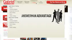 Gabriel is introducing a series of training options as an expansion of its Answerman technical service offerings Photo Gabriel