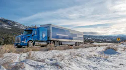 A view of Embark39s selfdriving commercial big rig Photo Embark