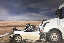 The illustration is of the crash involving quotzonedoutquot truck driver Normand Lavoie who was recently sentenced to three years in prison after being found guilty of killing three high school boys in a crash back in 2015 Photo Court of Queen39s Bench in Melfort Saskatchewan The illustration is of the crash involving quotzonedoutquot truck driver Normand Lavoie who was recently sentenced to three years in prison after being found guilty of killing three high school boys in a crash back in 2015 Photo Court of Queen39s Bench in Melfort Saskatchewan