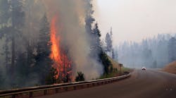 While much of the nation&apos;s attention has been focused on hurricanes, wildfires have burned more than 8 million acres of land across the west coast. (Photo: Oregon DOT)