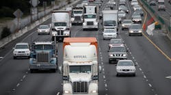 AAA&apos;s Foundation for Traffic Safety has found that heavy trucks equipped with safety technologies can prevent up to 63,000 truck-related crashes a year. (Photo: Getty Images)