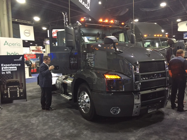 Mack said it is seeing a lot more buying activity from small and mediumsized fleets now Photo Sean KilcarrFleet Owner