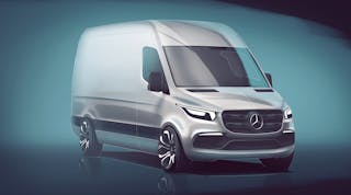 Mercedes-Benz Vans released this sketch of the new Sprinter, which is slated for launch in 2018.