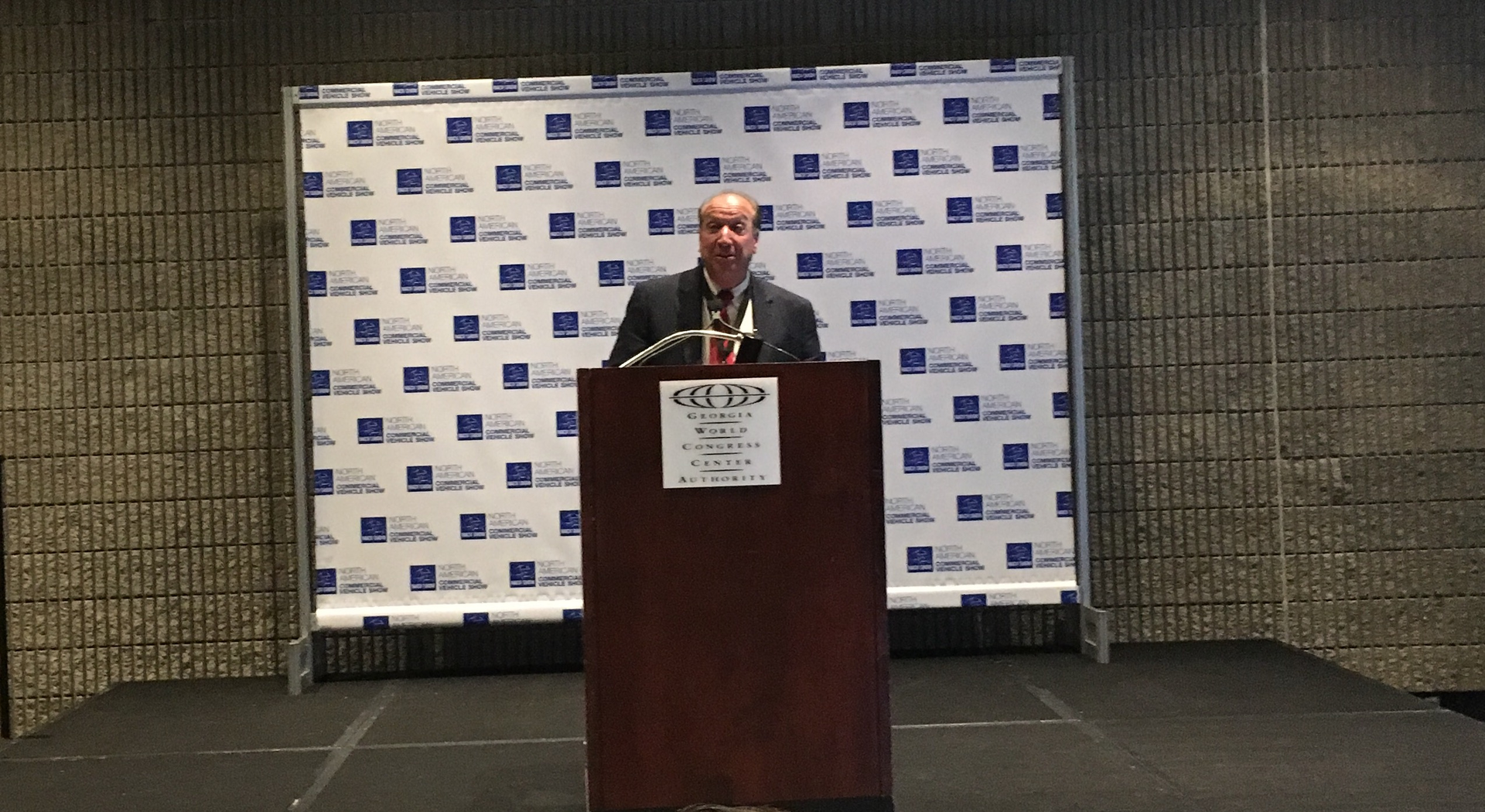 Scott DeGiorgio general manager of Mitchell 1 at the NACV press conference Photo Neil Abt