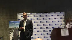 Adam Murphy of Michelin Americas Truck Tires talks about the advantages of the new XDA Energy tire Photo Neil AbtFleet Owner
