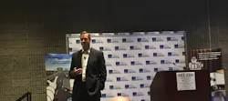 Adam Murphy of Michelin Americas Truck Tires talks about the advantages of the new XDA Energy tire Photo Neil AbtFleet Owner