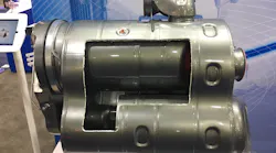 The next generation 1Box aftertreatment system at Eberspaecher39s booth inside the NACV exhibit hall Photo Neil AbtFleet Owner