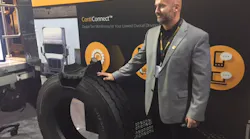 ContiConnect allows fleet personnel to ldquoseerdquo truck and trailer tire pressure and temperature data via a single web portal every time vehicles return to the yard Photo Sean KilcarrFleet Owner