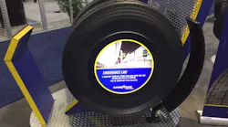 Goodyear39s new Endurance LHD model The complete line of Endurance tires which will number six models in all will be available by January 2018 Photo Sean KilcarrFleet Owner