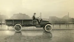 Model year 2018 will mark 100 years since the American public got its first taste of Chevrolet pickups But how did it all get startedWell according to Chevy set the clock back more than a century ago Its factory workers needed to haul around heavy supplies they modified Chevy production car chassis with essentially a flatbednbsprear end to help do exactly thatThe utility of anbspboxended hauling vehicle was pretty obvious and quickly led to the OneTon39s production Chevy calls the