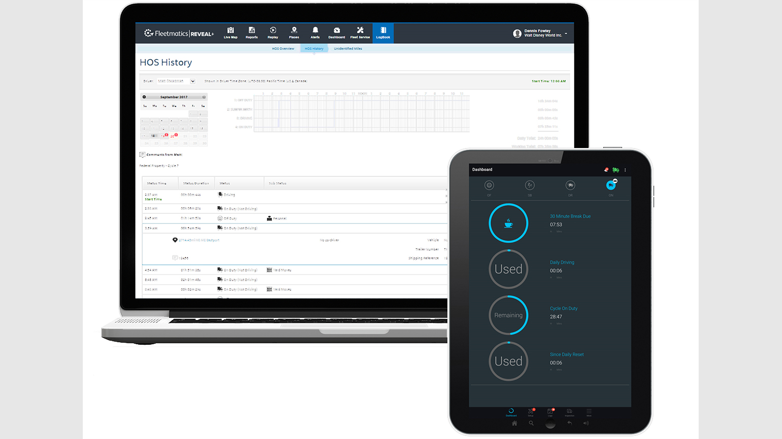 Fleetmatics39 REVEAL LogBook ELD solution for Android is now included on the Federal Motor Carrier Safety Administration39s list of registered products and is available for download in the Google Play Store