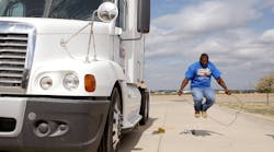 Truck drivers have a unique lifestyle that makes them susceptible to weight gain. One fitness program helps drivers combine a change in eating habits with exercise to produce a healthier lifestyle.